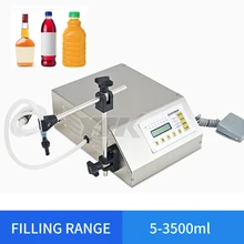 YTK 5-3500 мл разливочная машина для мягких напитков с цифровым управлением GFK160, масло для воды, парфюма, молока, маленький наполнитель для бутылок