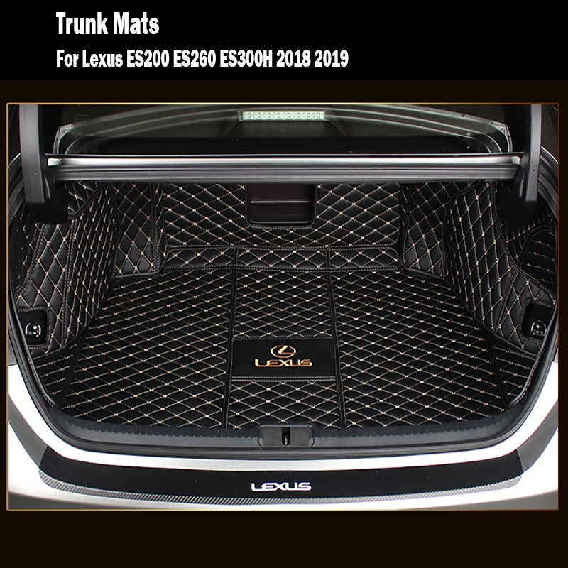 Cargo Liner Car Trunk Mats For Lexus ES200 ES260 ES300H 2018 2019 Floor Protector tray foot pad