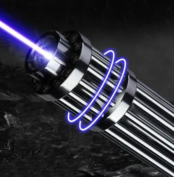 

Blue Laser Pointers 500000m 450nm Burning Match/Dry Wood/lit Candle/,Burn Cigarettes SOS ,Camping Signal Lamp Hunting