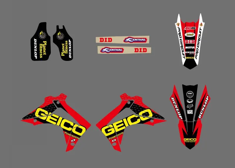Графическая наклейка H2CNC для Honda CRF250R CRF250 2014 2016 & CRF450R CRF450 2013 2015 CRF 250 250R 450 450R|sticker for