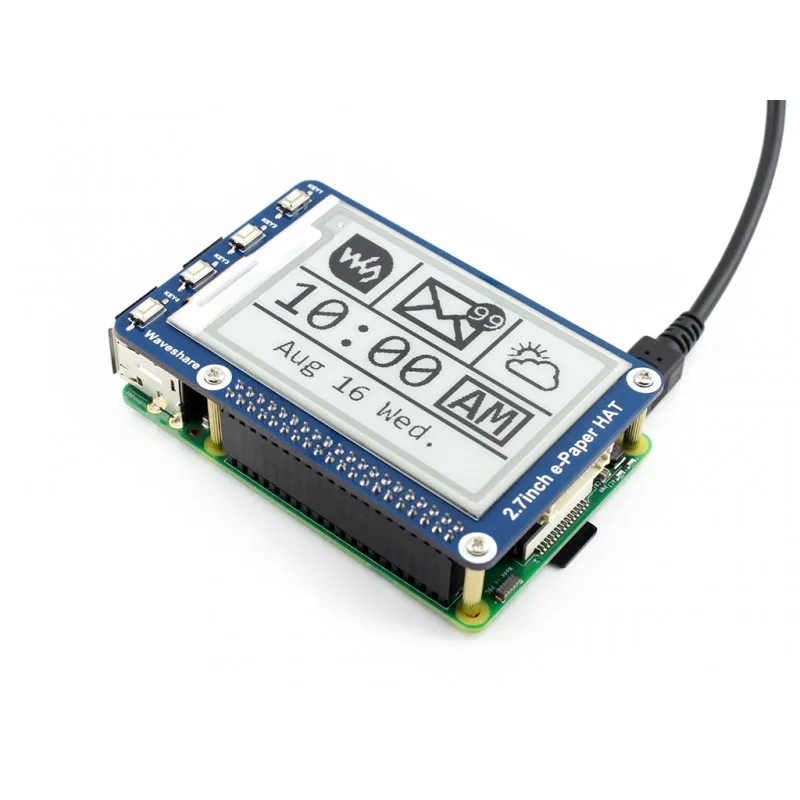 E образная бумага 2 7 ' 264x176 дюйма Ink для Raspberry Pi интерфейс SPI совместима с 3B/3B +/Zero