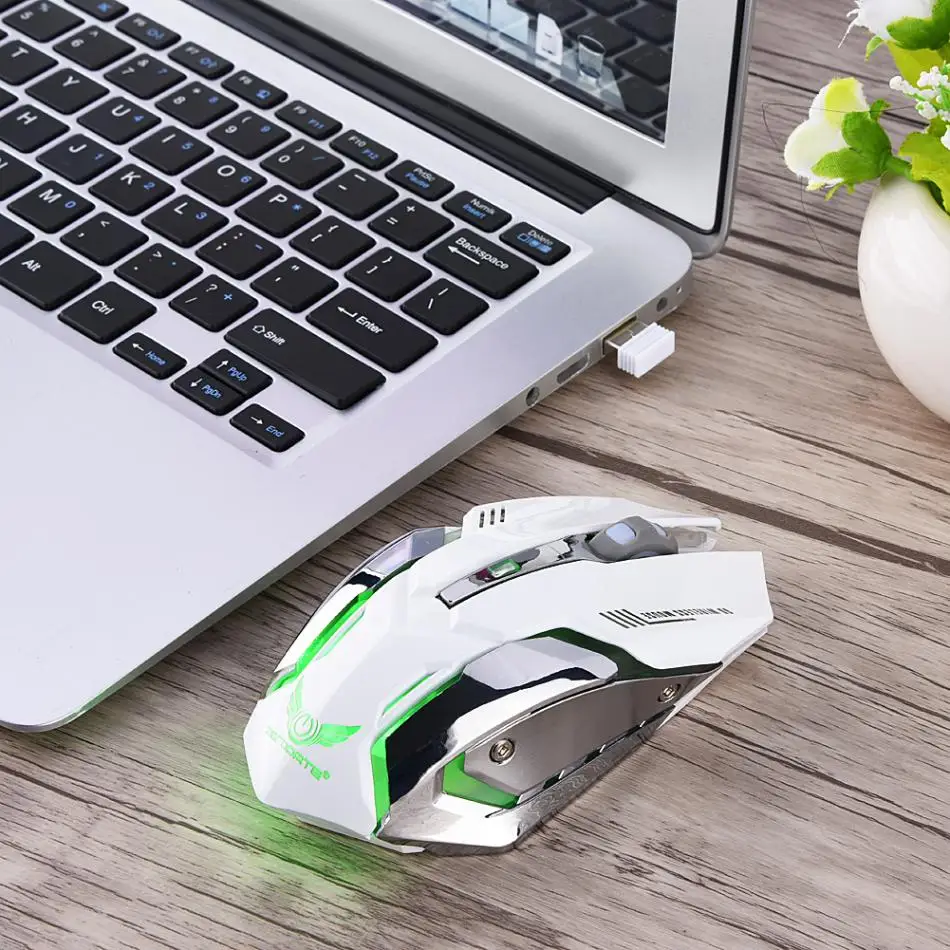 Беспроводная игровая оптическая мышь X70 2 4 ГГц 2400DPI|wireless mouse rechargable|2.4g wireless mousegaming
