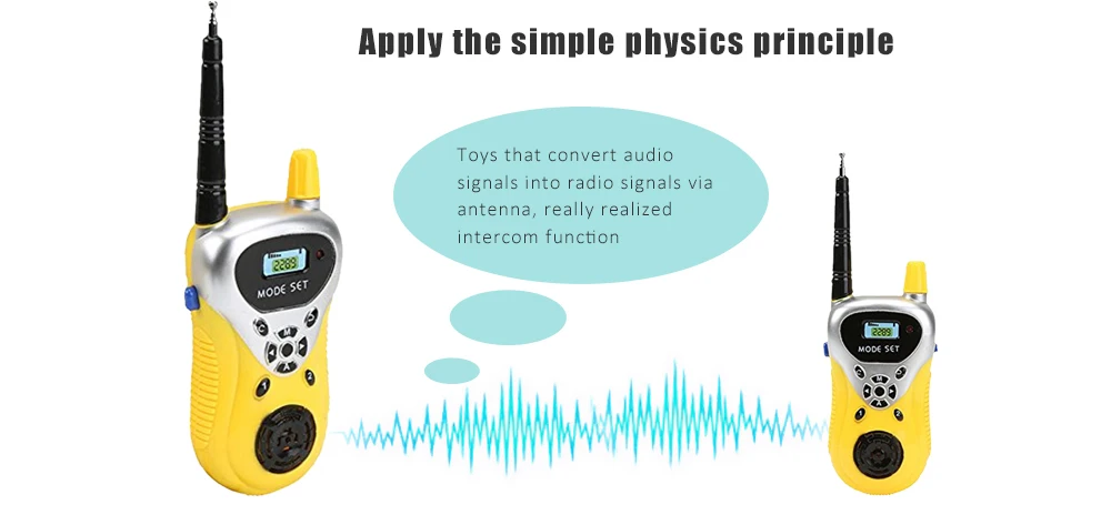 Новая детская портативная Мини Электронная игрушечная рация 2 шт. отлично подходит для супермаркета, торгового центра, фестивалей WJ-28