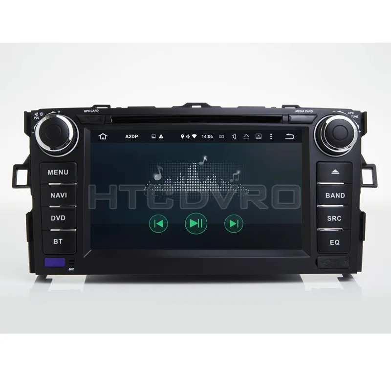 YMODVHT 7 дюймов 4 Гб + 32 ГБ Восьмиядерный Android 8 0 Автомобильный DVD плеер для Toyota Corolla