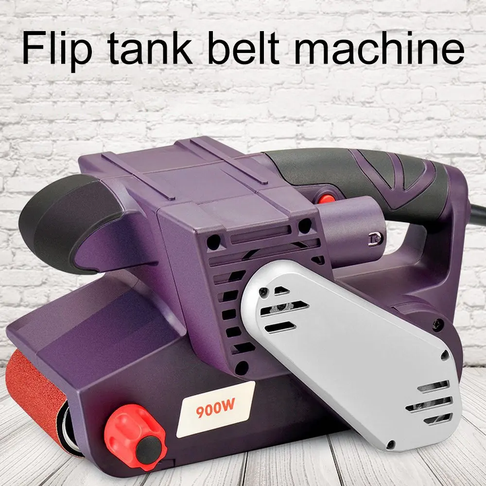 

Belt Machine Grinder Portable 900W Electric Desktop Household Multi-function Polishing Machine 200V 50-60HZ 160-340r/Min
