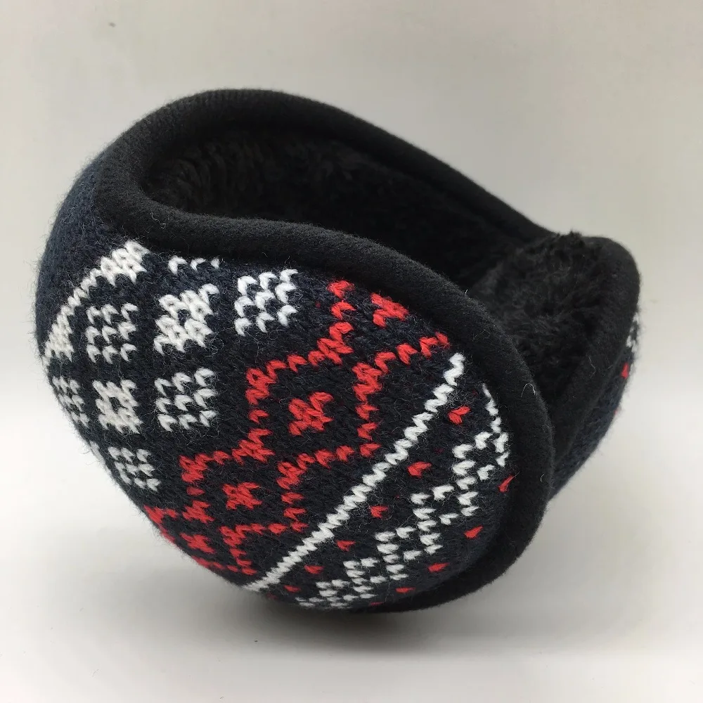 Warm Winter Knitting Earmuffs Fashionable Men and Women General Folding