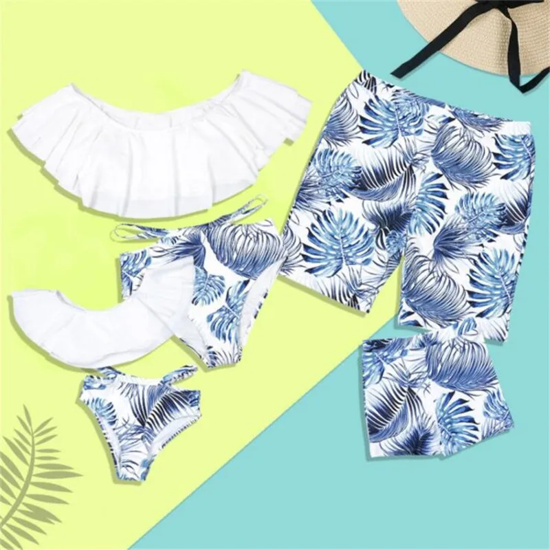 LILIGIRL/летний купальник «Мама и я»; комплект бикини для мамы, дочки, папы и сына; одежда для купания для семьи; пляжная одежда; одинаковые комплекты