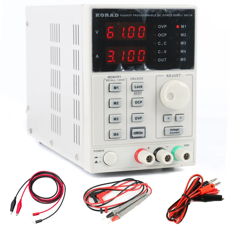 ^*Best Offers KA6003P Precision Digital Programmable DC Power Supply 60V 3A Adjustable RS232 USB interface Lab Grade Phone Repair Kit