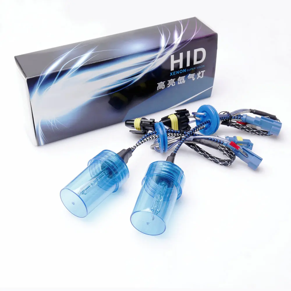 1Pair Fast Start Uv High Brightness HID Xenon font b Lamp b font Bulb Ac 55w
