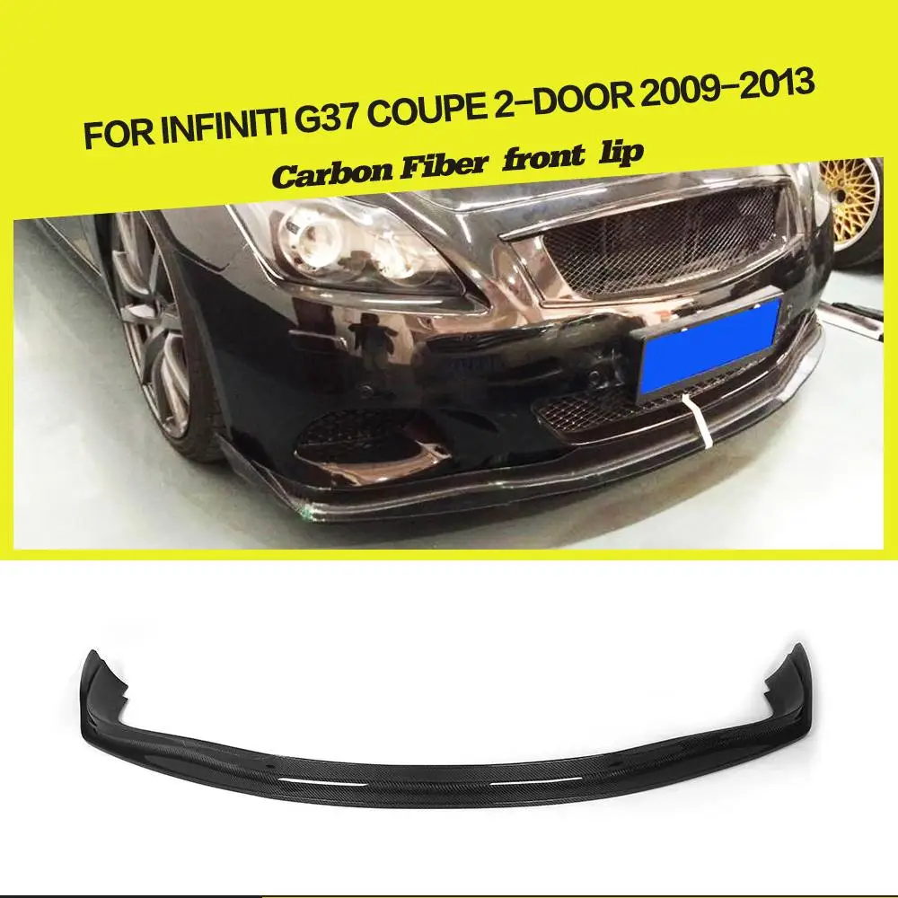 Carbon Fiber / FRP Front Bumper Lip Spoiler for Infiniti G37 Coupe 2