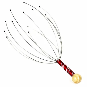 

3pcs Octopus Head Scalp Massager Massage comb Release Stress Relax Head Nerve Massage Claw Tens Pain Relief Body Massager