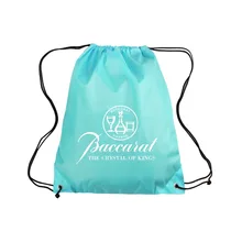 Заказная дешевая Полиэфирная Сумка для покупок/ торговля рюкзак на шнурке/рекламная сумка для покупок на шнурке