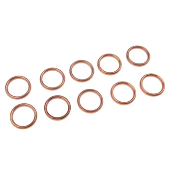 

10Pieces Exhaust Muffler Gasket Kit ID:30mm OD:40mm For Honda CG125
