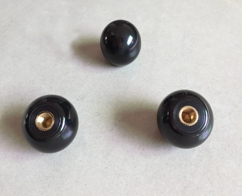 2Pcs M4 M5 M6 M8 Plastic Ball Nuts Handle Balls Bakelite Round Hand nut
