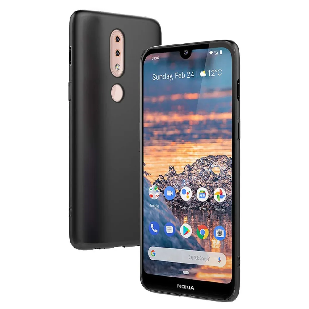Для Nokia 4 2 чехол ультра тонкий черный мягкий ТПУ матовый для TA 1157 1150 1133 1149 1152
