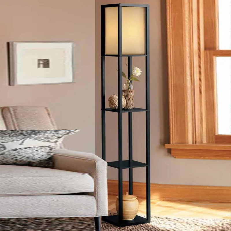 Китайский стиль торшер Lamparas De Pie вертикальный деревянный напольный светильник для гостиной стоящая лампа для внутреннего освещения