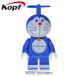 Шт. 20 шт. KF539 здания Конструкторы мультфильм Цифры Дейзи утка Doraemon Микки Мышь действие Коллекция деталек для детей игрушечные лошадки