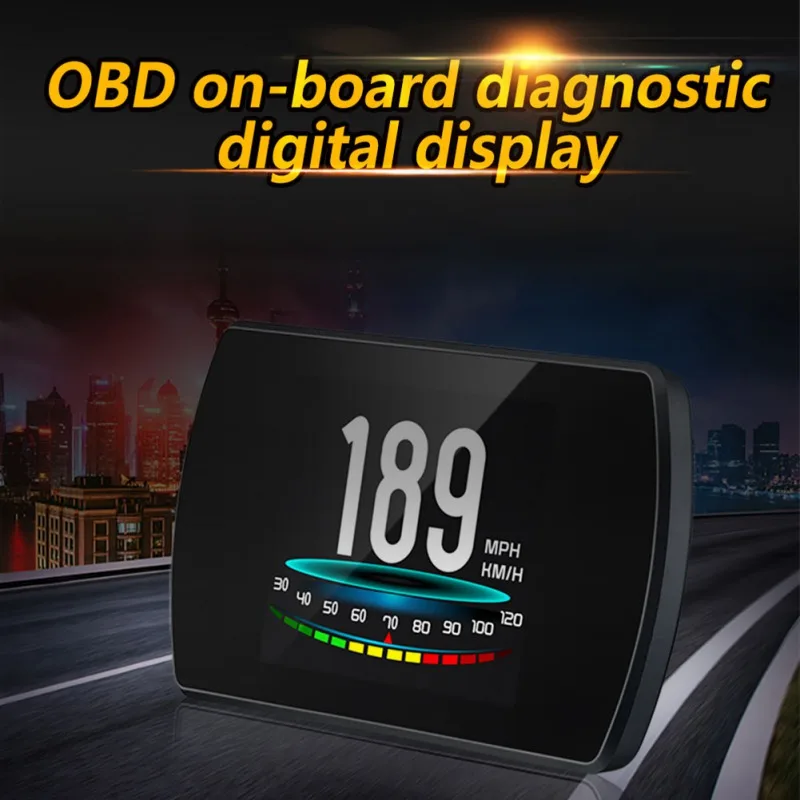 OBD Hud gps дисплей цифровой автомобильный проектор скорости бортовой компьютер OBD2 скорость метр код ошибки