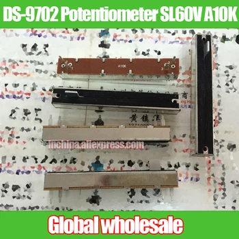 

1pcs 88mm DS-9702 Mixer Straight Slide Potentiometer SL60V A10K / Single Link Fader Potentiometer 8B Stroke 60mm