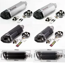 Universal 38-51MM Laser Scorpio Motorcycle Motocross Scooter Akrapovic Exhaust Pipe Muffler For BMW R1200GS F800GS S1000RR 750