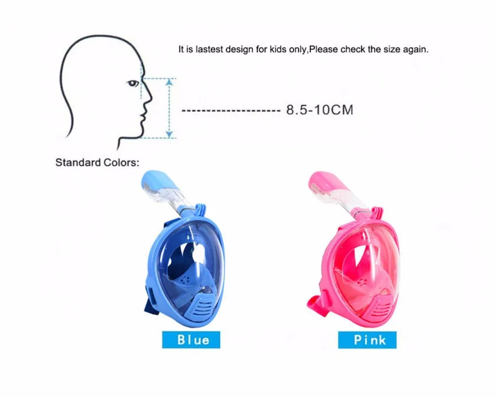 clear diving mask