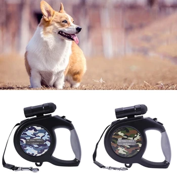 

8M Dog Leash With LED Retractable Extending Pet Leash Lead For Big Medium Dog