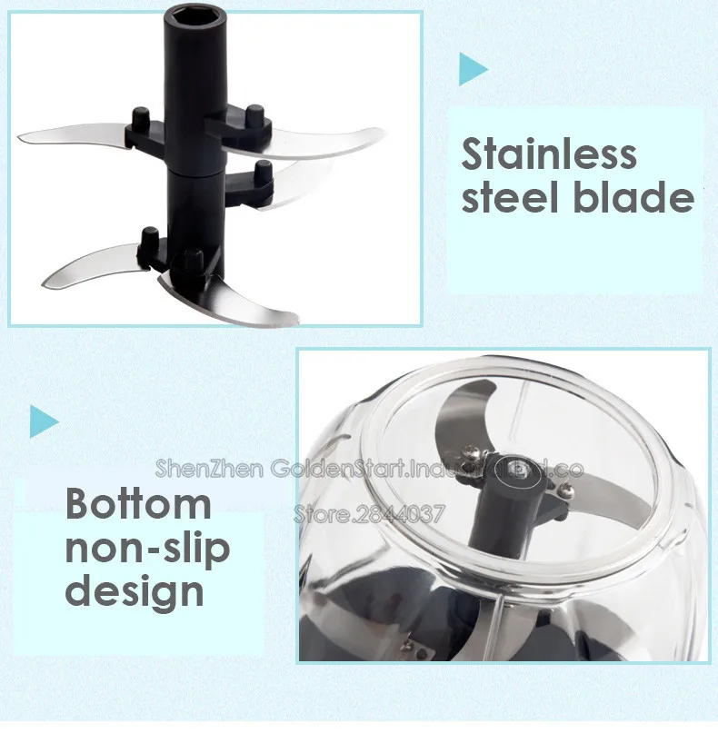 Household Food Mixer Manual Hand Pulling Meat Chopper Desktop Vegetable