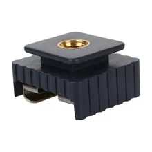 Flash Hot Shoe Mount Adapter of 1 4 Screw Thread for Studio Light Stand font b