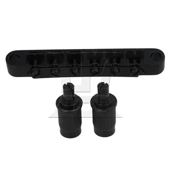 

Yibuy Black Regular Saddle Bridge 2 Wheels For Electric Guitar
