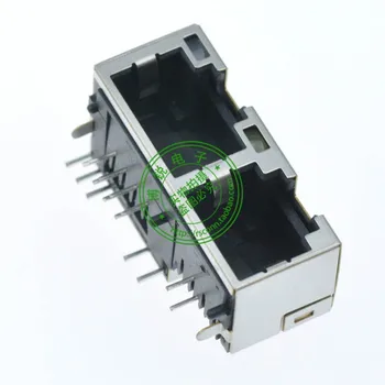 

AMP TYCO connector RJ45 RJ11 Ethernet port combination telephone interface model 3-1734063-4