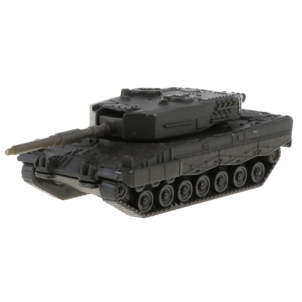

Mini Alloy & Plastic Panzer Tank Model with Rotating Turret (1:100 Scale), Army Vehicle Model Toy For Kids Boys