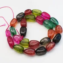 Свободные бусины Многоцветный паринг кварц барокко 13-16 мм 1" для DIY ювелирных изделий FPPJ бусины натуральный драгоценный камень