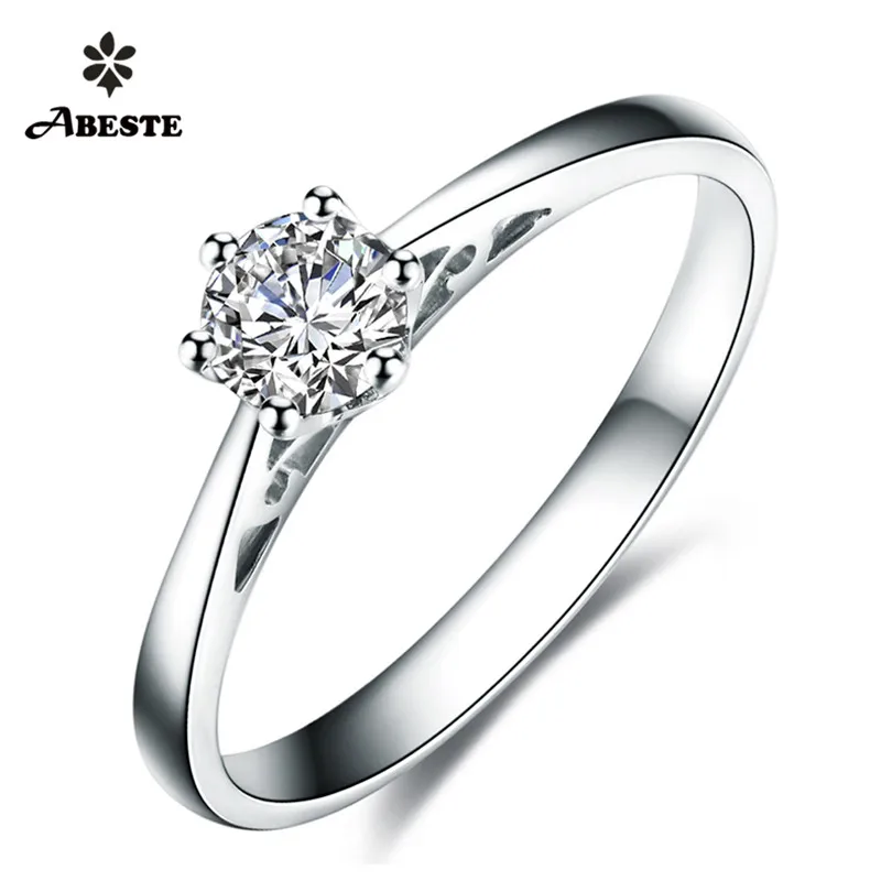 ANI 18K White/Rose/Yellow Gold (AU750) Wedding Ring 0.3 CT