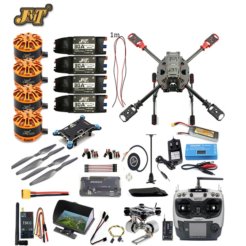 JMT FPV 2.4GHz 4 Aixs Full Set RC Airplane APM2.8 Flight Controller M7N
