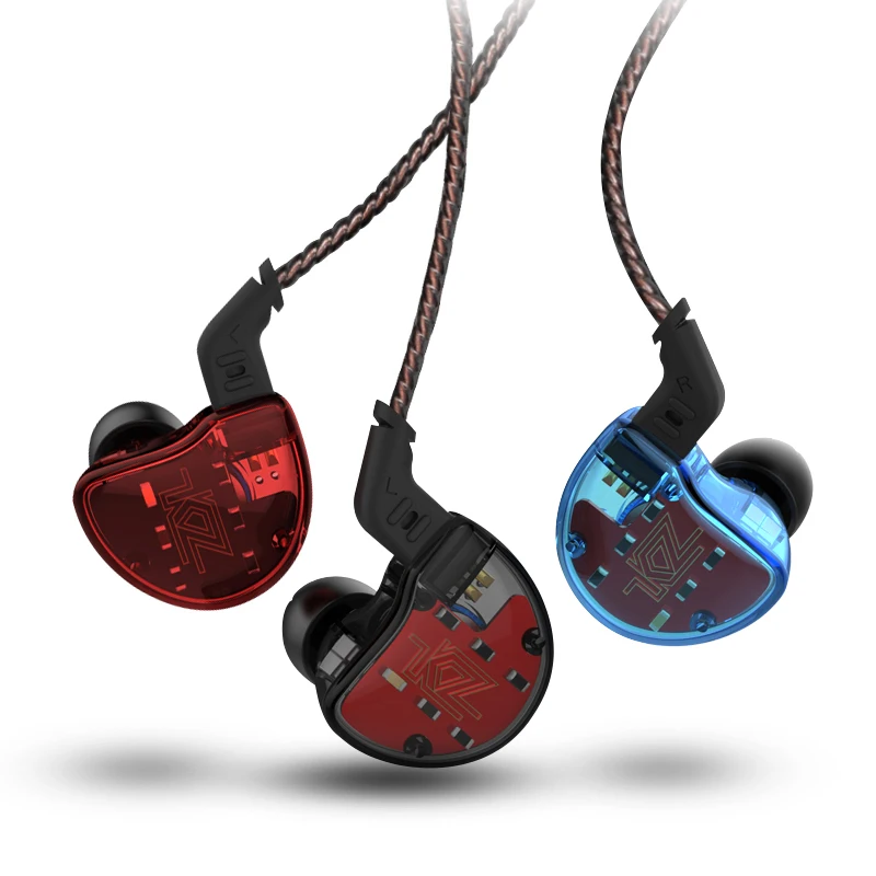 Наушники KZ ZS10 с 10 драйверами наушники динамическим якорем 4BA + 1DD Hi Fi басовая