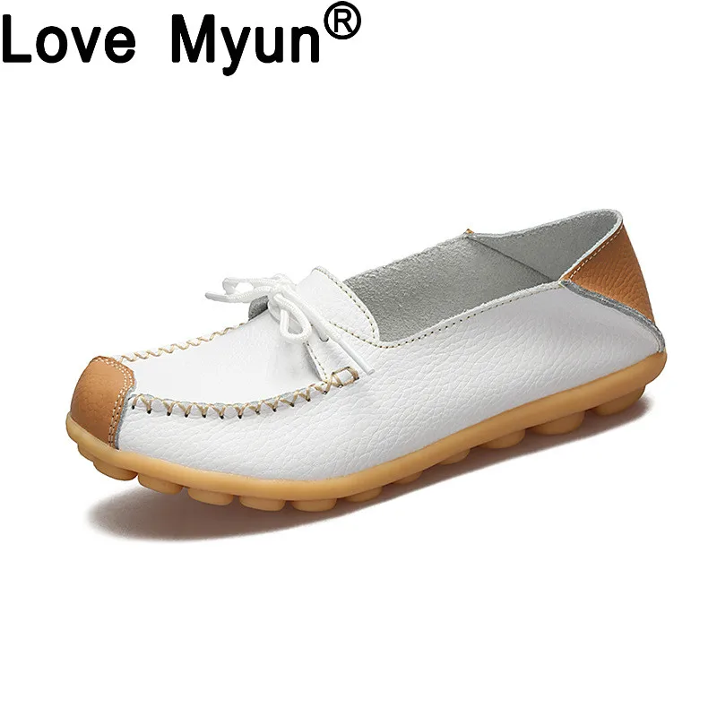 

Woman Flats PU Leather Boat Shoes Lace Up Loafers Black Slip on Shoes Women Shoes Candy Color Flats Spring Zapatos mujer998