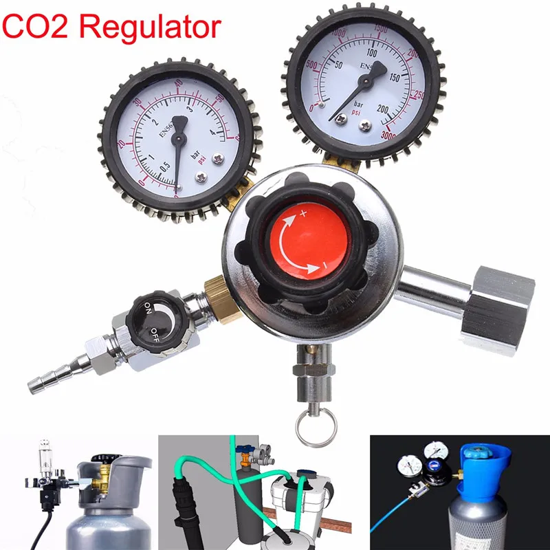 

CO2 Regulator Carbon Dioxide For House Home Beer Brew Professional Quality