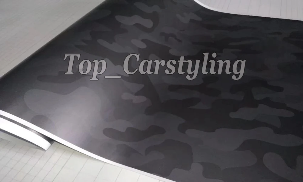 37-black Camouflage  Camo vinyl wrap car sticker 3M Avery Arlon Vinyl (1)