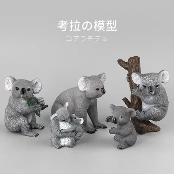 

Koala Wild Animal Simulation Animal Model Toy Australian Animal Soft Solid Kids Gifts For Children Action Plastic Toy Figures