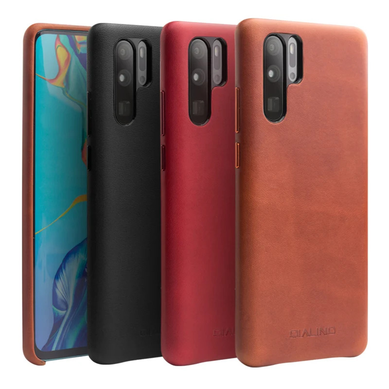 

Handmade Genuine Leather Case For Huawei P30 Pro Case Luxury Ultra Slim Back Cover For Huawei P30 Pro P30Pro Anti-knock Cover