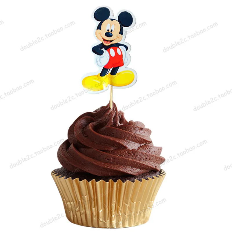cupcake topper mickey 1-6