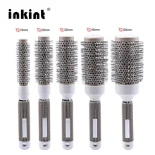 Inkint 5 шт./компл. круглый керамический нано фен с ионизацией Парикмахерская Инструменты для укладки кудрявые щипцы для завивки волос Массажная бомба
