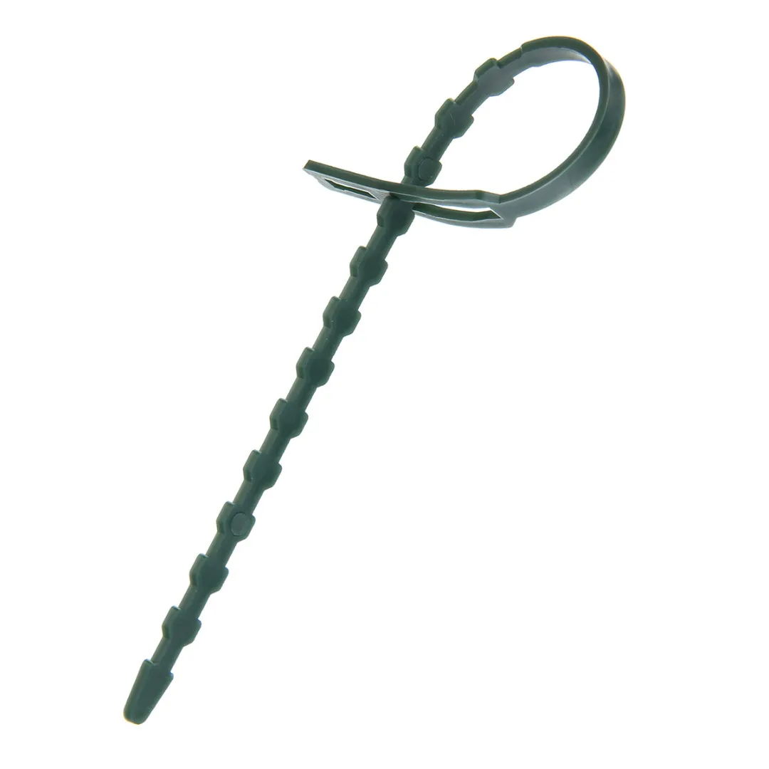 50pcs Reusable Adjustable Plastic Garden Plant Cable Ties Tree Climbing Support Fixed Lashing Hook Garden Tools