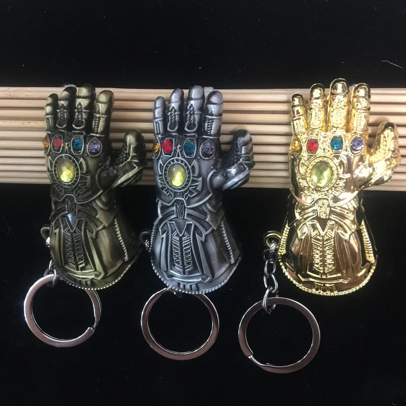 Compuesto popurrí cómo Vengadores 3 Infinity War Thanos Guantelete del Infinito guante Metal  llaveros de juguete superhéroes negro Pantera Thor llavero de Ironman  llaveros de juguete| | - AliExpress