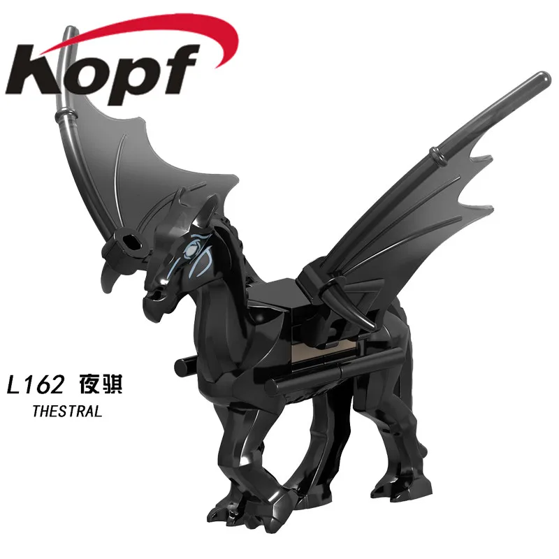 

Figures Thestral Horse Fantastic Beasts Magical Creatures New Harry Building Block Bricks Action Toys For Children L162