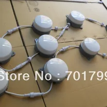 120 мм Диаметр молочной оболочкой, DC24V вход переменного тока, WS2811 светодиодный пиксельный модульный для девочек 12 предметов в наборе, 5050 RGB SMD светодиодный внутри