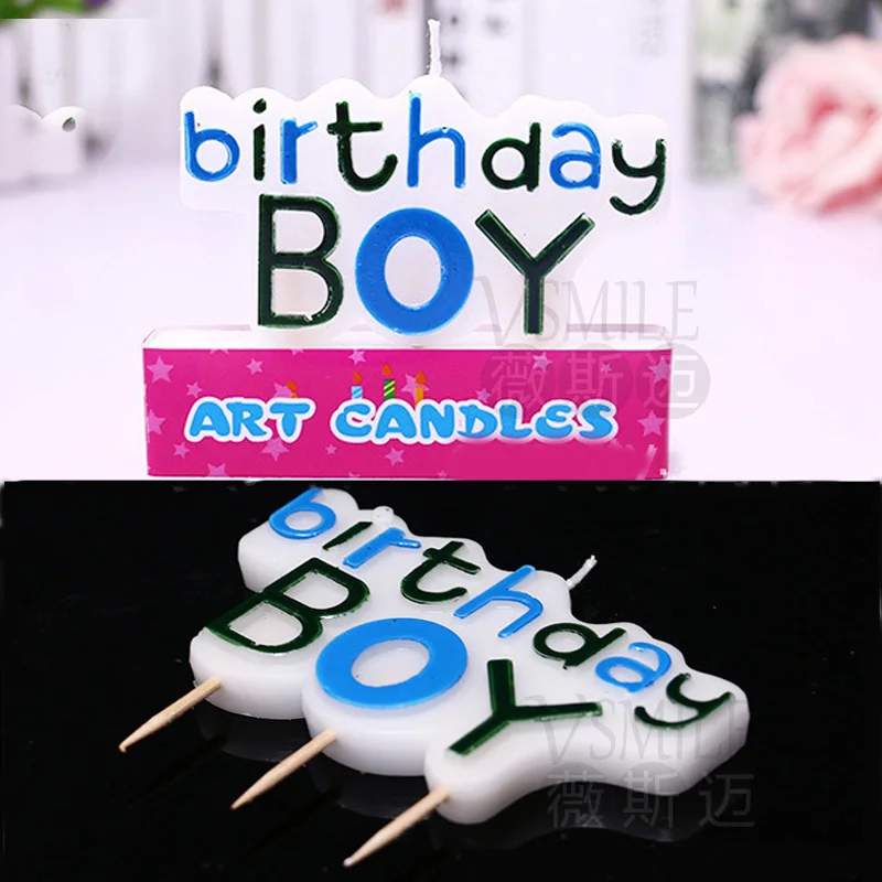 Новое поступление Розовая Принцесса Голубой Принц Корона замок мультфильм с днем рождения искусство бездымные свечи для украшения торта - Цвет: 11
