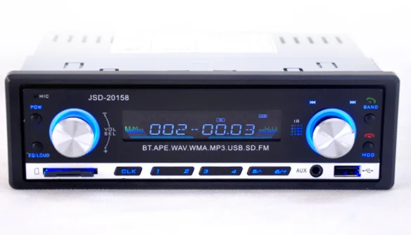 

by DHL/Fedex 50pcs Car Radio Uuniversal JSD 20158 Car Stereo Audio In-dash FM Receiver Receiver USB MP3 MMC WMA Radio