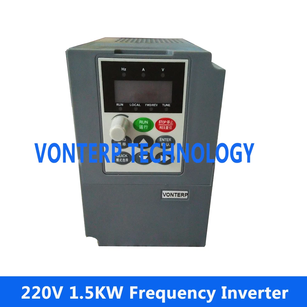 

1.5KW 220V 1 phase input and 220v 3 phase output Adjustable ac drive