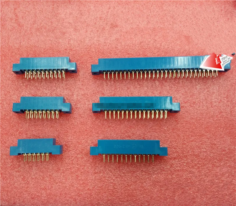 1PCS 805 Series 3.96mm Pitch Card Edge Connector Blue for PCB Boardin